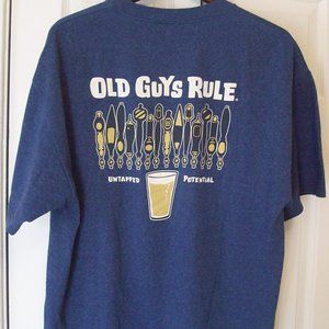 NWOT OLD GUYS RULE MEN'S XL "UNTAPPED POTENTIAL" T-SHIRT